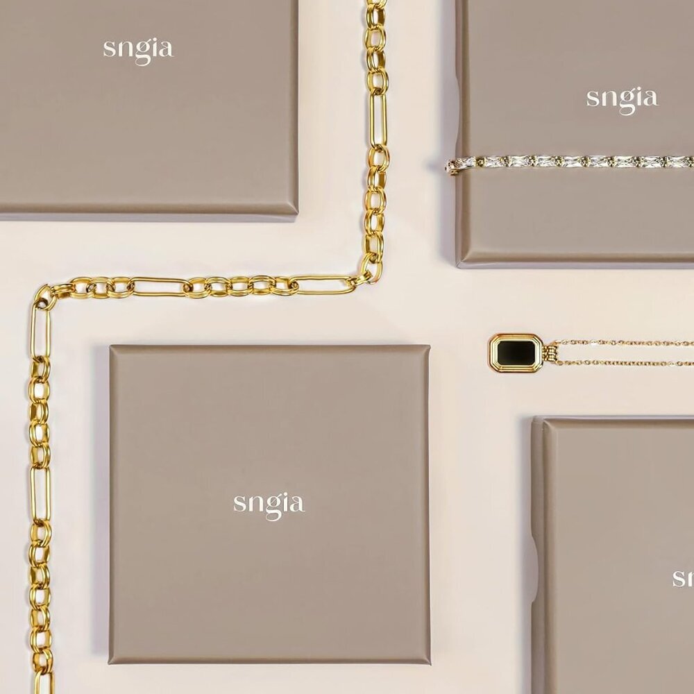 Gold Chunky Infinity Statement Fully Adjustable O… - image 6